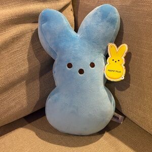“New”PEEPS Plush Blue Bunny Pillow